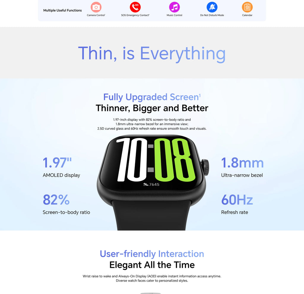 Reloj Inteligente Honor Choice Watch 2 Pro AMOLED