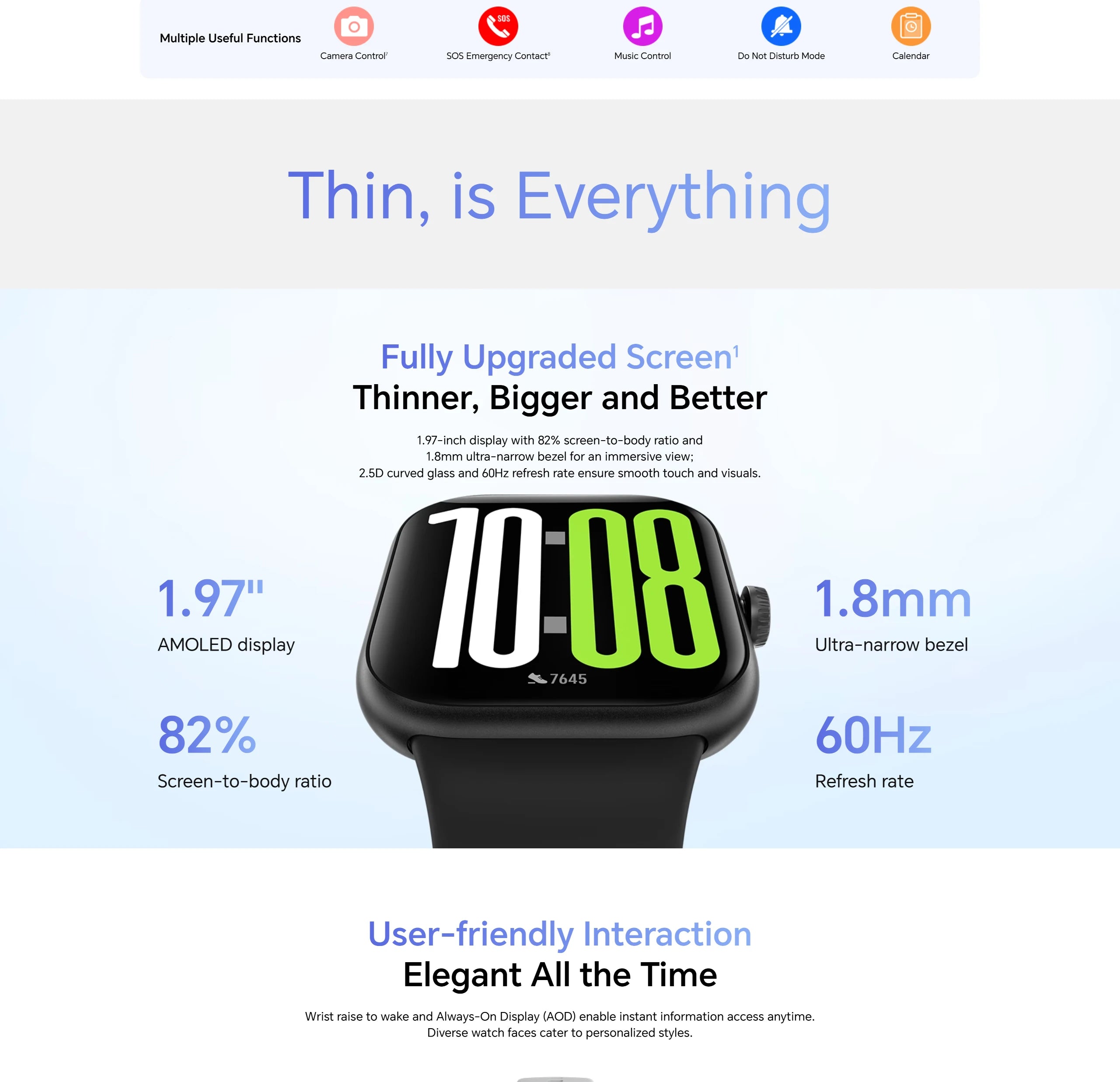 Reloj Inteligente Honor Choice Watch 2 Pro AMOLED