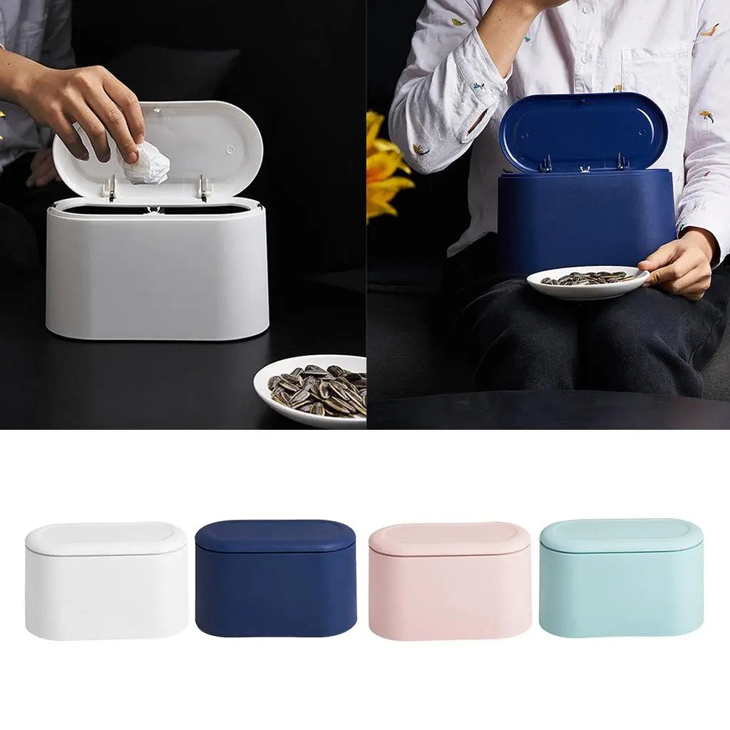 Elegante Bote de Basura Pequeño para Hotel o Auto, Contenedor de Reciclaje, Cesto para Papel y Desechos