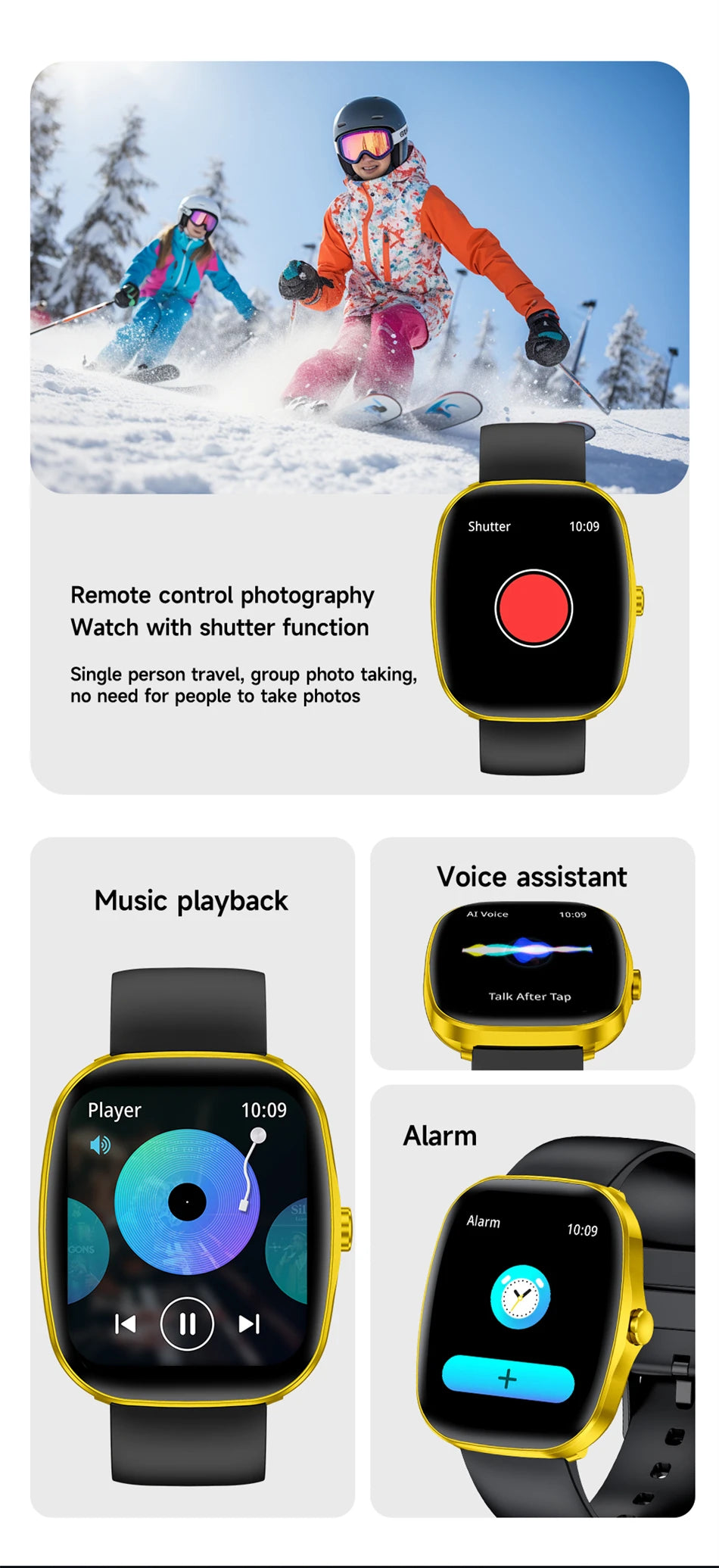 Reloj Inteligente LIGE para Mujer Bluetooth con Caja
