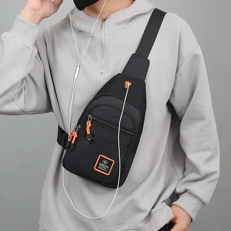 Bolso Deportivo Cruzado Impermeable para Ciclismo y Senderismo