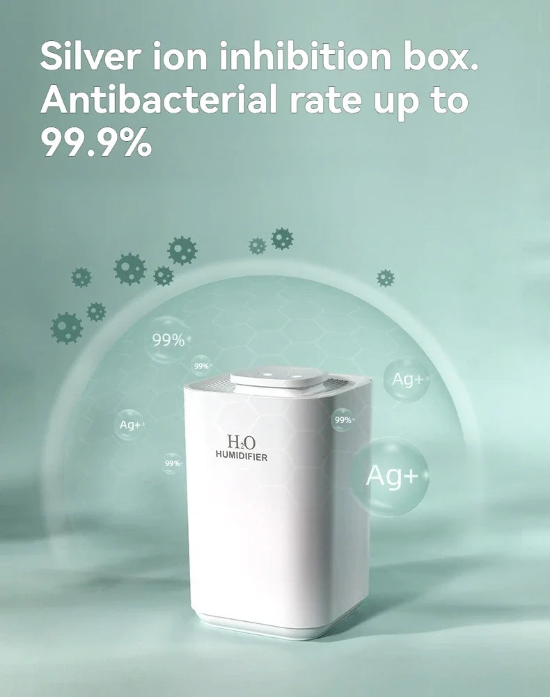 Humidificador 3.3L Filtro Dual USB