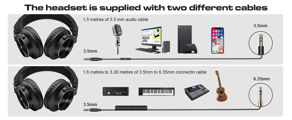Auriculares de Estudio DJ Profesionales Monitor
