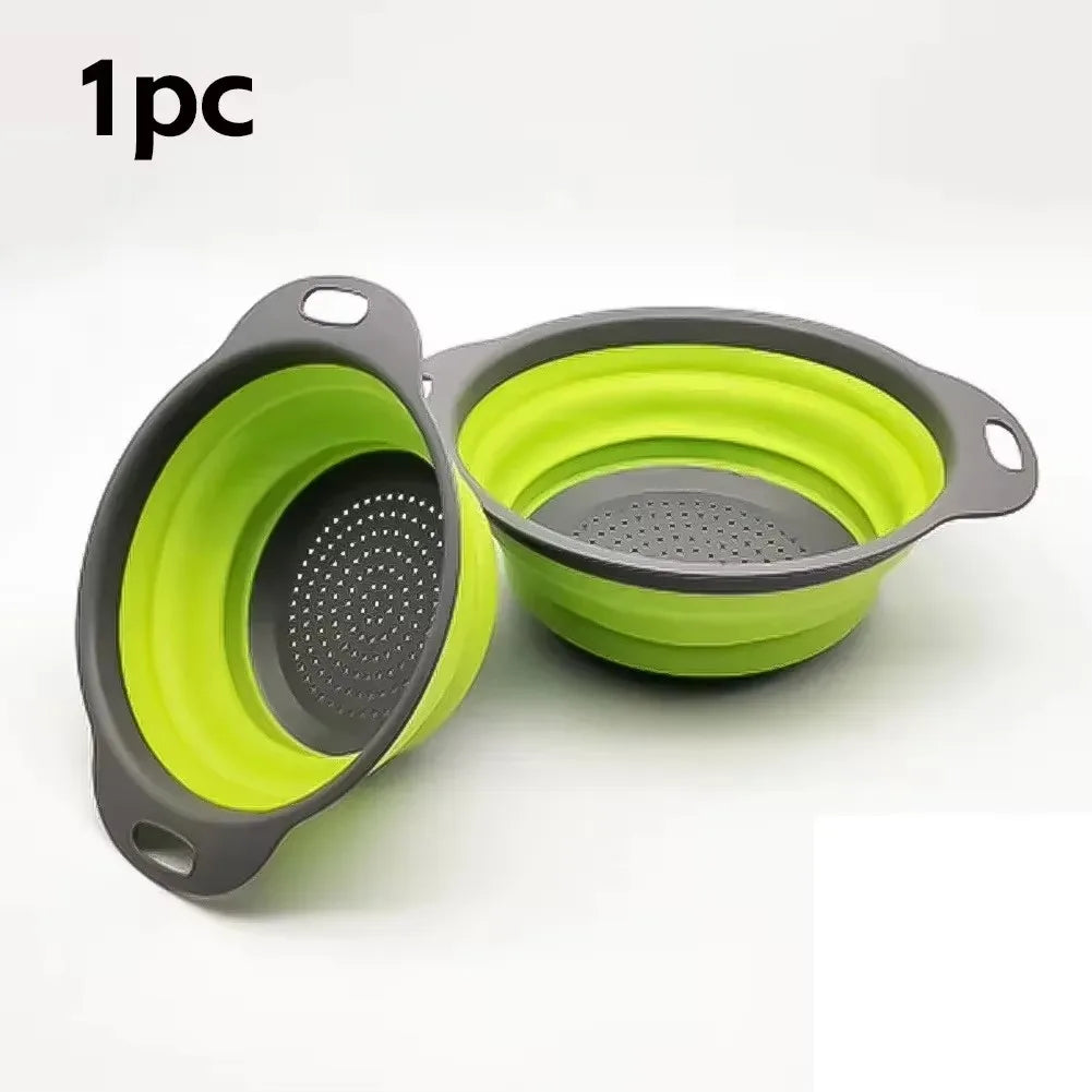 Escurridor Plegable de Silicona para Frutas y Verduras