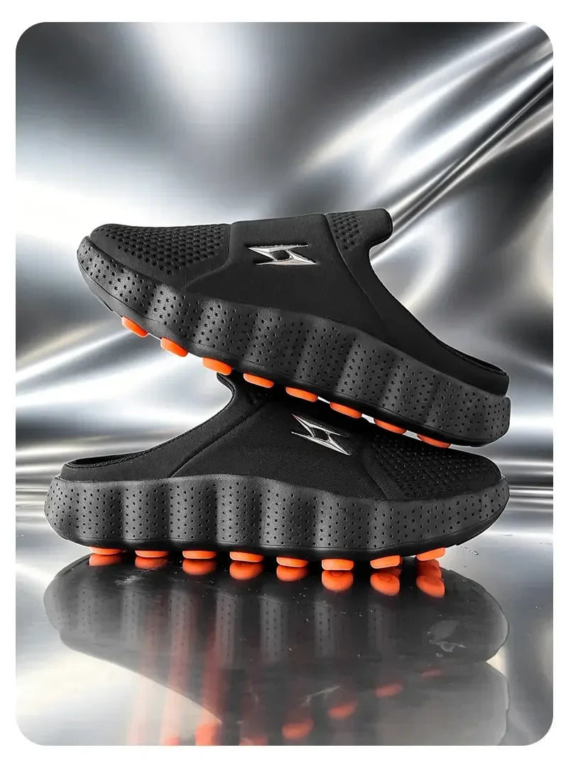 Mocasines casuales para hombre de tela transpirable y suela antideslizante
