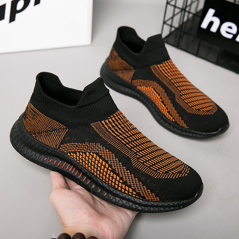 Zapatos transpirables para caminar para hombre, mocasines ligeros para exteriores, zapatos informales suaves y flexibles para hombre, calzado de moda, zapatillas de deporte 39-48