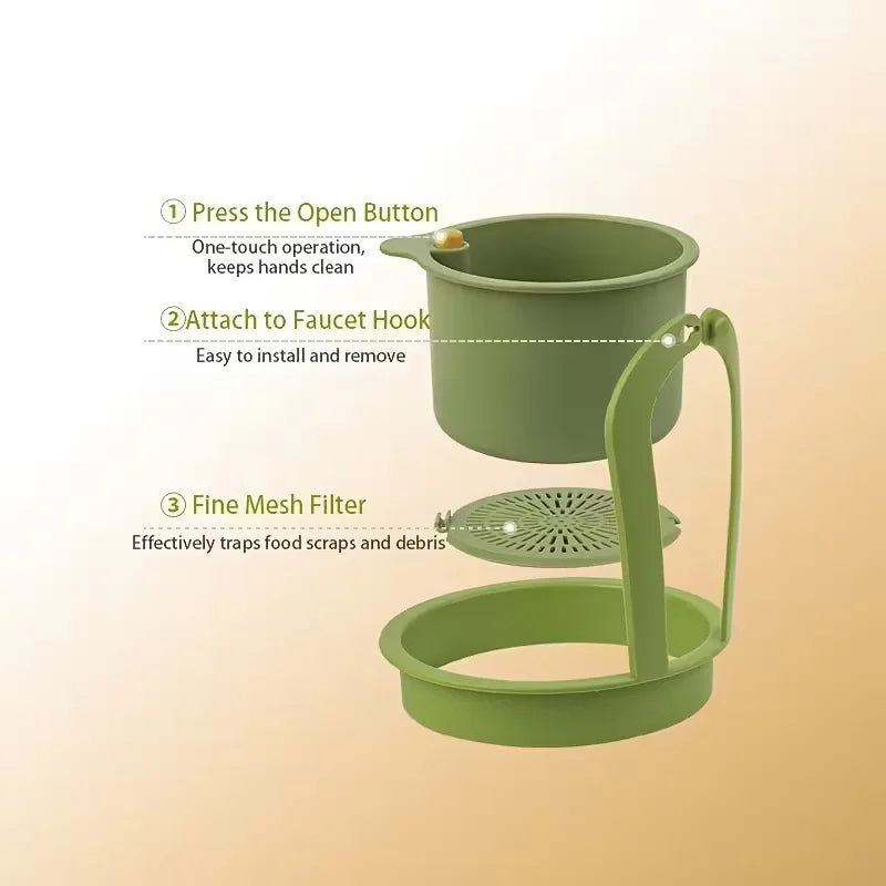 Escurridor de Presión: Colador de Alimentos y Organizador de Fregadero, Multifuncional para Cocina y Baño
