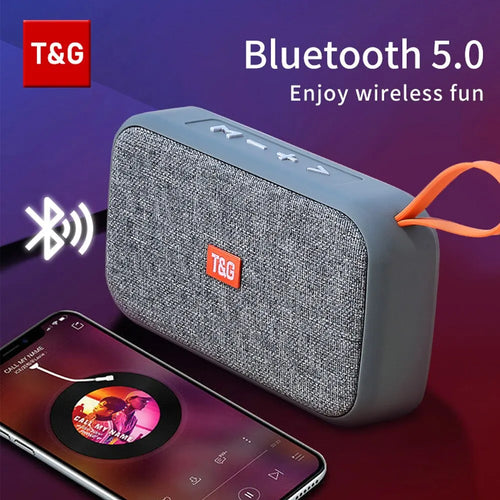 Altavoz T & G portátil Mini barra de sonido inalámbrica Bluetooth 5,0 altavoz HIFI para interiores y exteriores soporte tarjeta TF Radio FM resistente al agua