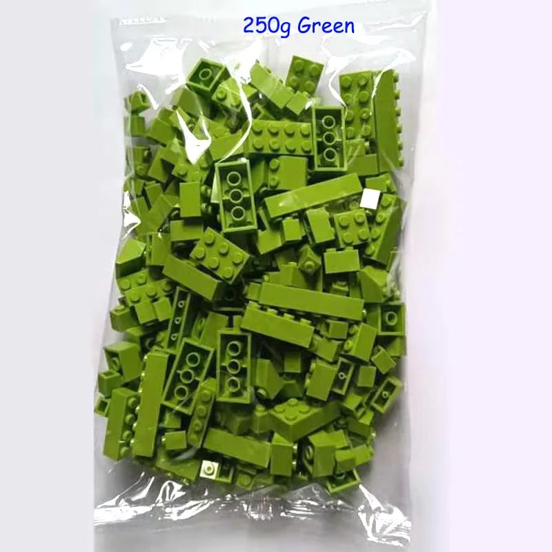 120/240 Uds. Juego de bloques de construcción a granel ciudad ladrillos clásicos montaje colorido DIY juguete creativo juguete educativo interactivo para niños