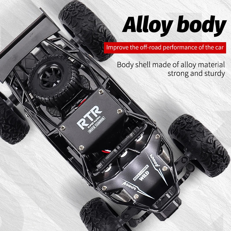 Coche RC ZWN Aleación Todoterreno 1:20 con Luz LED Control Remoto