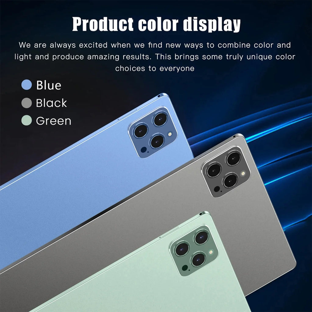 Nueva Tablet Android de 10.1 Pulgadas, Octa Core, Versión Global, 4GB RAM, 64GB ROM, Doble SIM, Pantalla HD de Google, Tablet PC Portátil