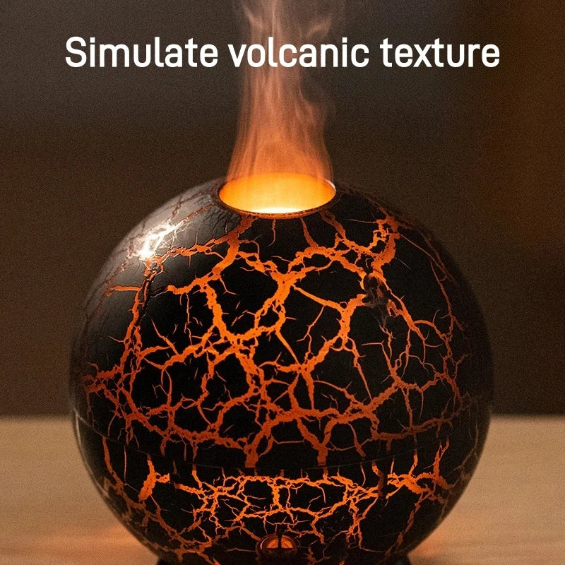 Nueva lámpara de ambiente colorida Planet, humidificador USB, tanque de agua de 200ML, puede agregar aceite esencial, Mini difusor de Aroma para el hogar