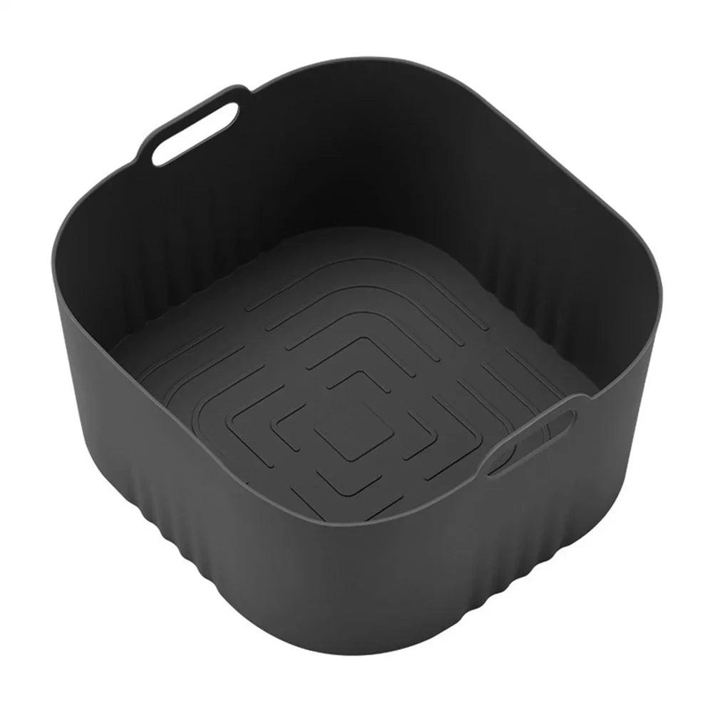 Bandeja de silicona reutilizable cuadrada para freidora de aire, molde para pan con tapete de silicona, molde para pasteles para herramientas de parrilla HD9252, HD9200 y HD9255