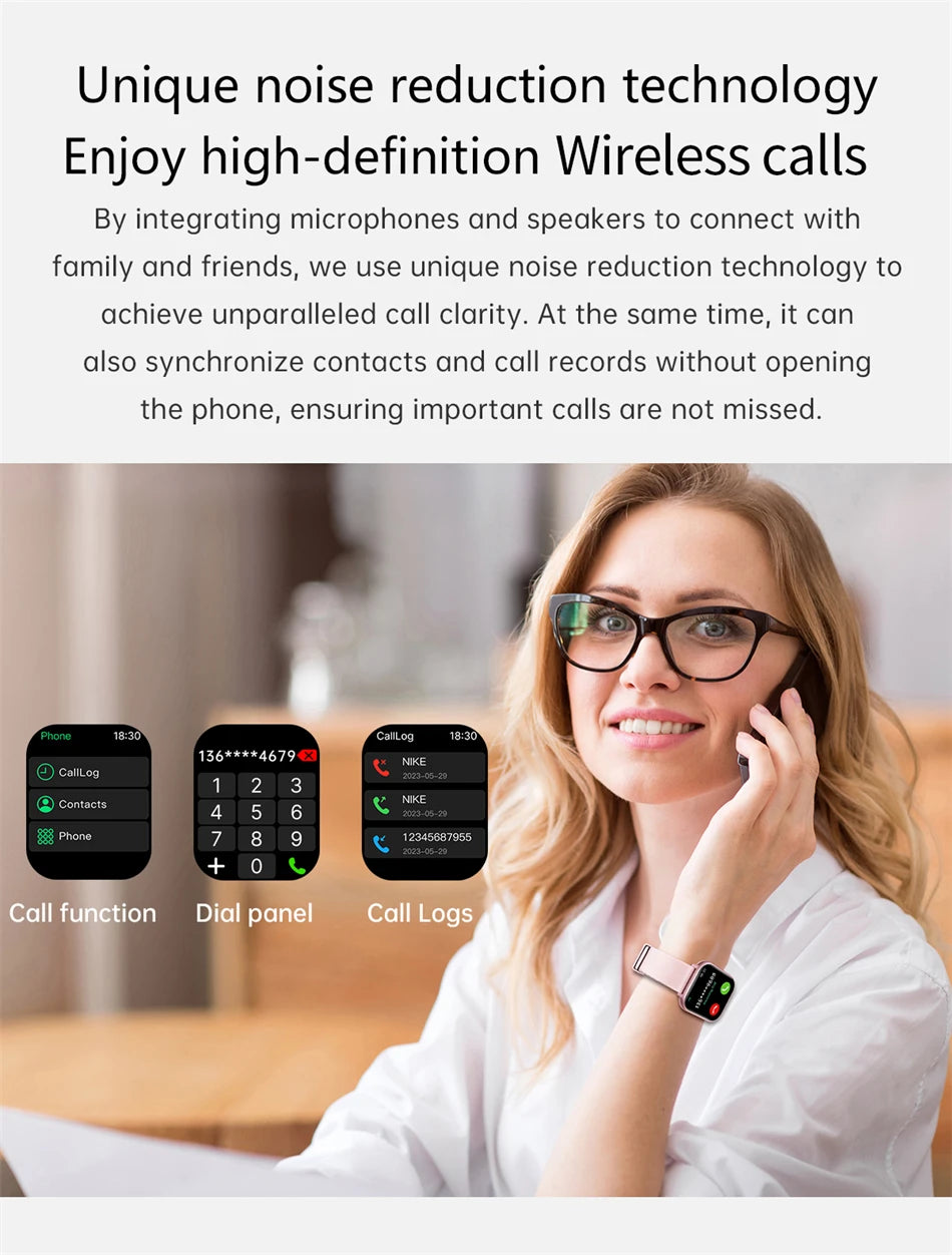 Reloj Inteligente Pantalla Táctil Esfera Personalizable