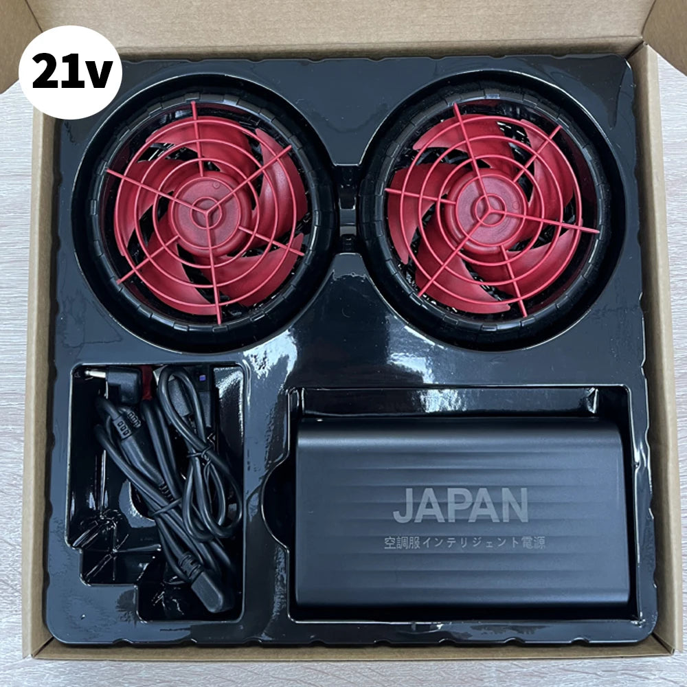 Chaleco Ventilador para Enfriamiento de Aire en Exteriores