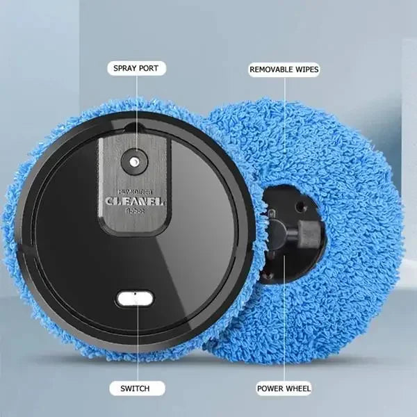 Robot Aspirador Inteligente con Fregona, Húmedo y Seco, con Humidificador