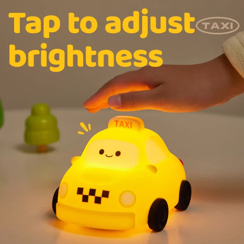 Luz nocturna de silicona suave: lámpara de noche regulable de 3 niveles con control táctil recargable por USB para guardería, niños, bebés y decoración de regalo