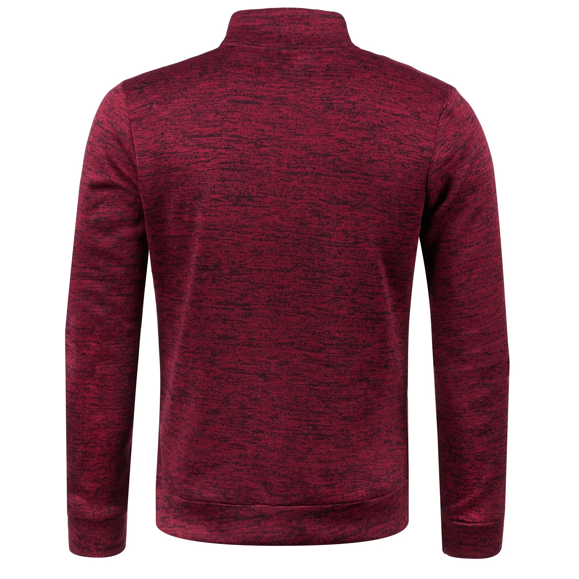 Otoño e Invierno, nuevo suéter largo con cremallera y mangas de bloque de Color para hombre, suéter fino de felpa, chaqueta informal ajustada, abrigo cómodo