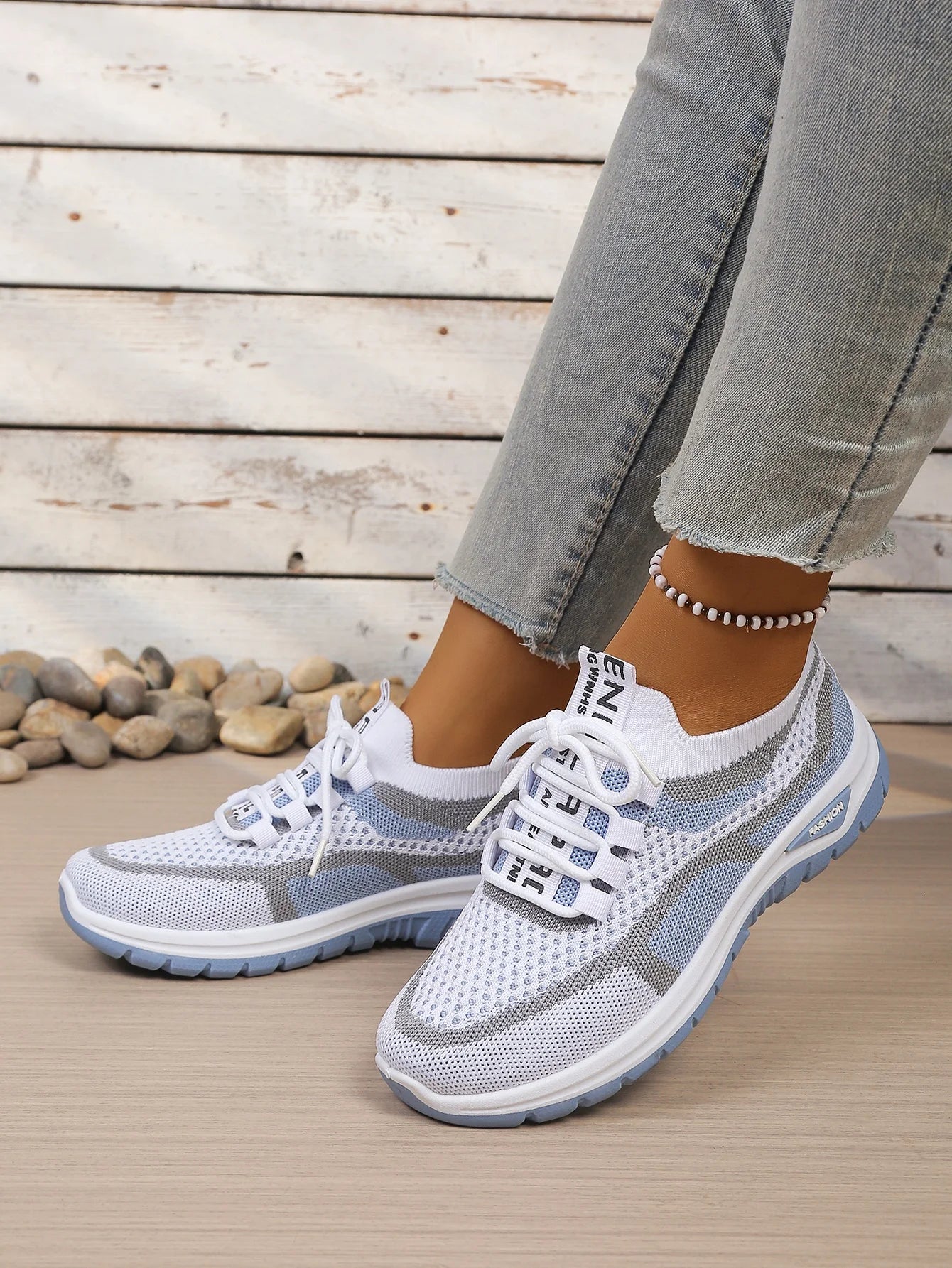 Zapatillas Informales de Lona para Mujer con Cordones