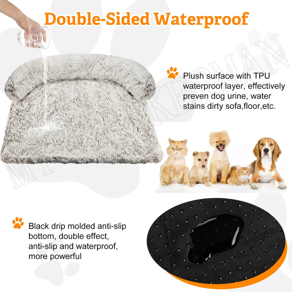 Cama Sofá para Mascotas Lavable con Nido Cálido