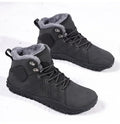Botas de senderismo cálidas para hombre con forro polar y suela antideslizante