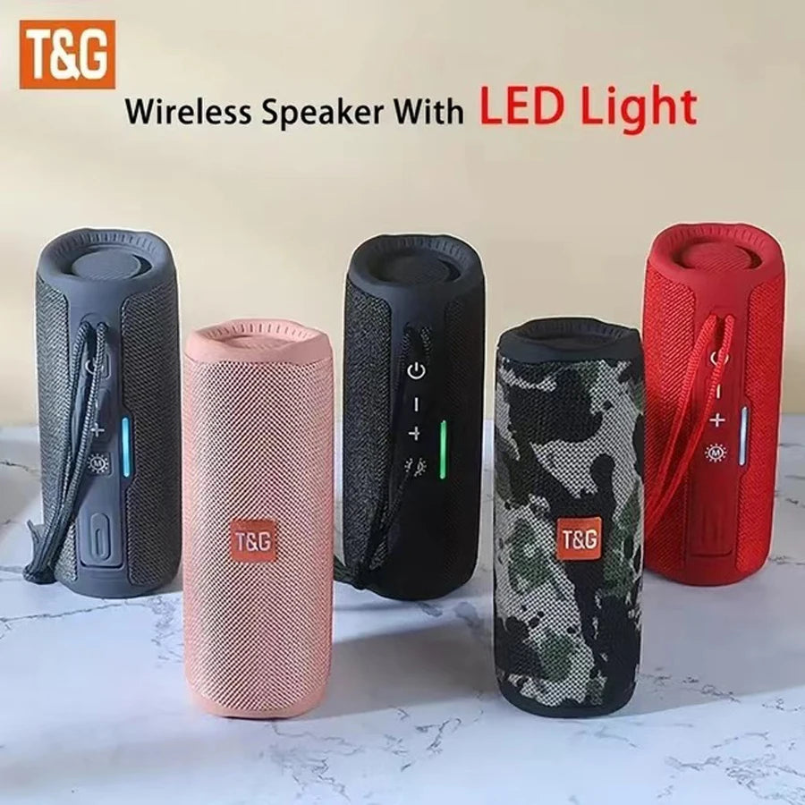 Altavoz inalámbrico portátil Caixa De Som Bluetooth caja De sonido De música Bluetooth para Subwoofer Radio FM Bocina acústica manos libres Hifi