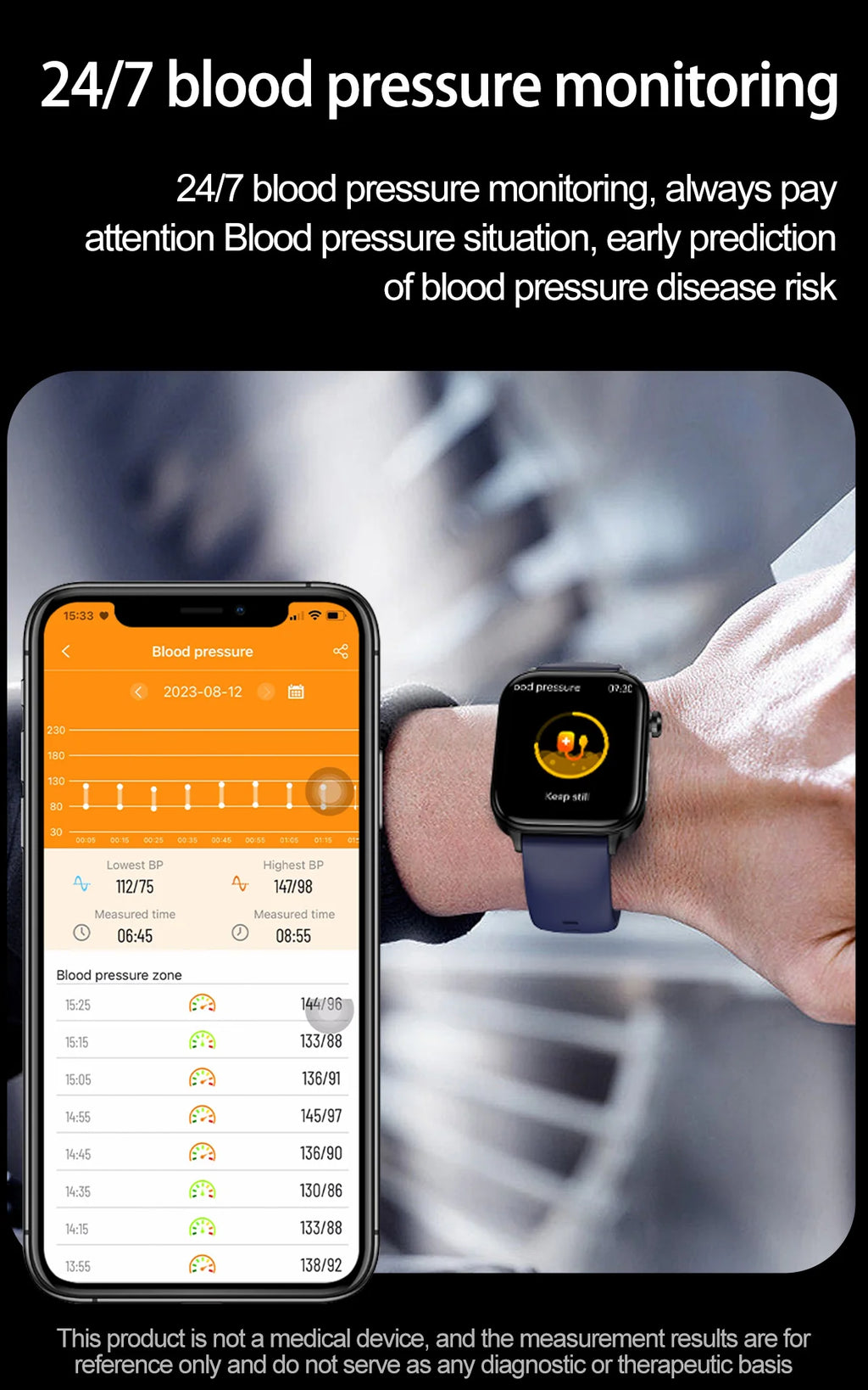 Reloj Inteligente con Diagnóstico AI para Mujer
