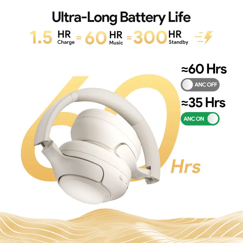 QCY H3 Auriculares ANC LDAC Bluetooth 5.4 60h