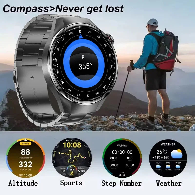Reloj Inteligente G5 Plus con Pantalla AMOLED, GPS y Llamadas Bluetooth