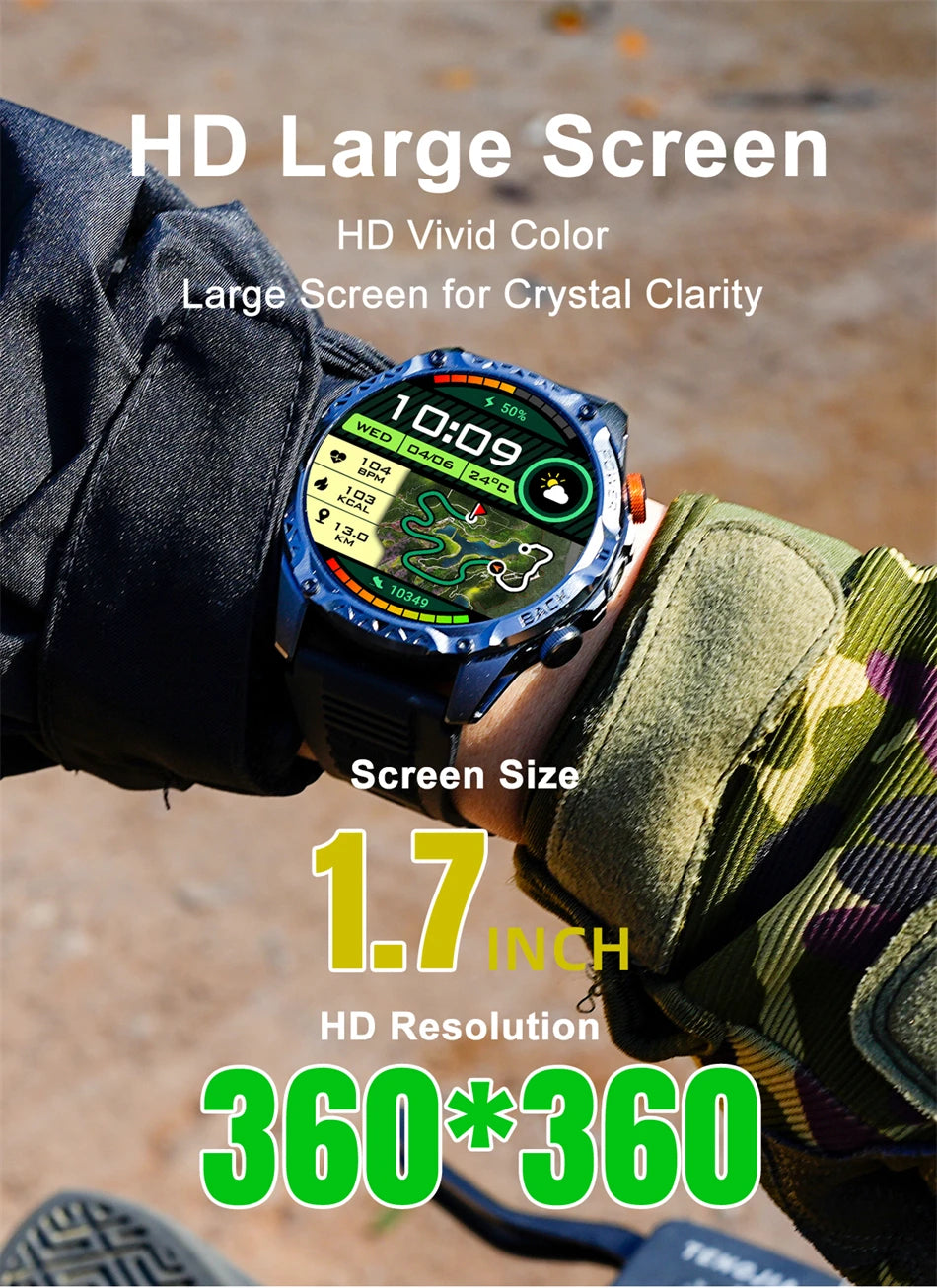 Reloj Inteligente AMOLED Deportivo con Brújula 2026