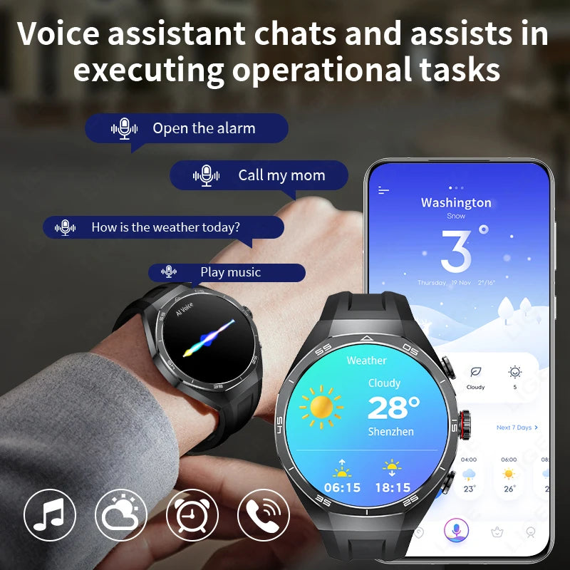 Smartwatch LIGE 2 en 1 con auriculares TWS, llamadas Bluetooth y monitor de salud