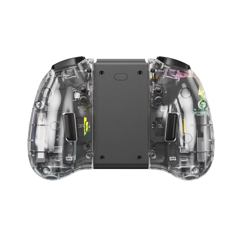 Controlador inalámbrico LinYuvo Meteor Light KS37B para interruptor/OLED con programable/Control de movimiento/doble vibración/Función Turbo