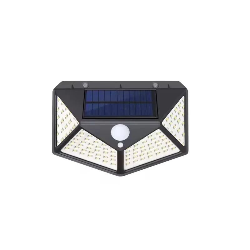 Lámpara Solar LED 100 Luces de Pared con Sensor de Movimiento