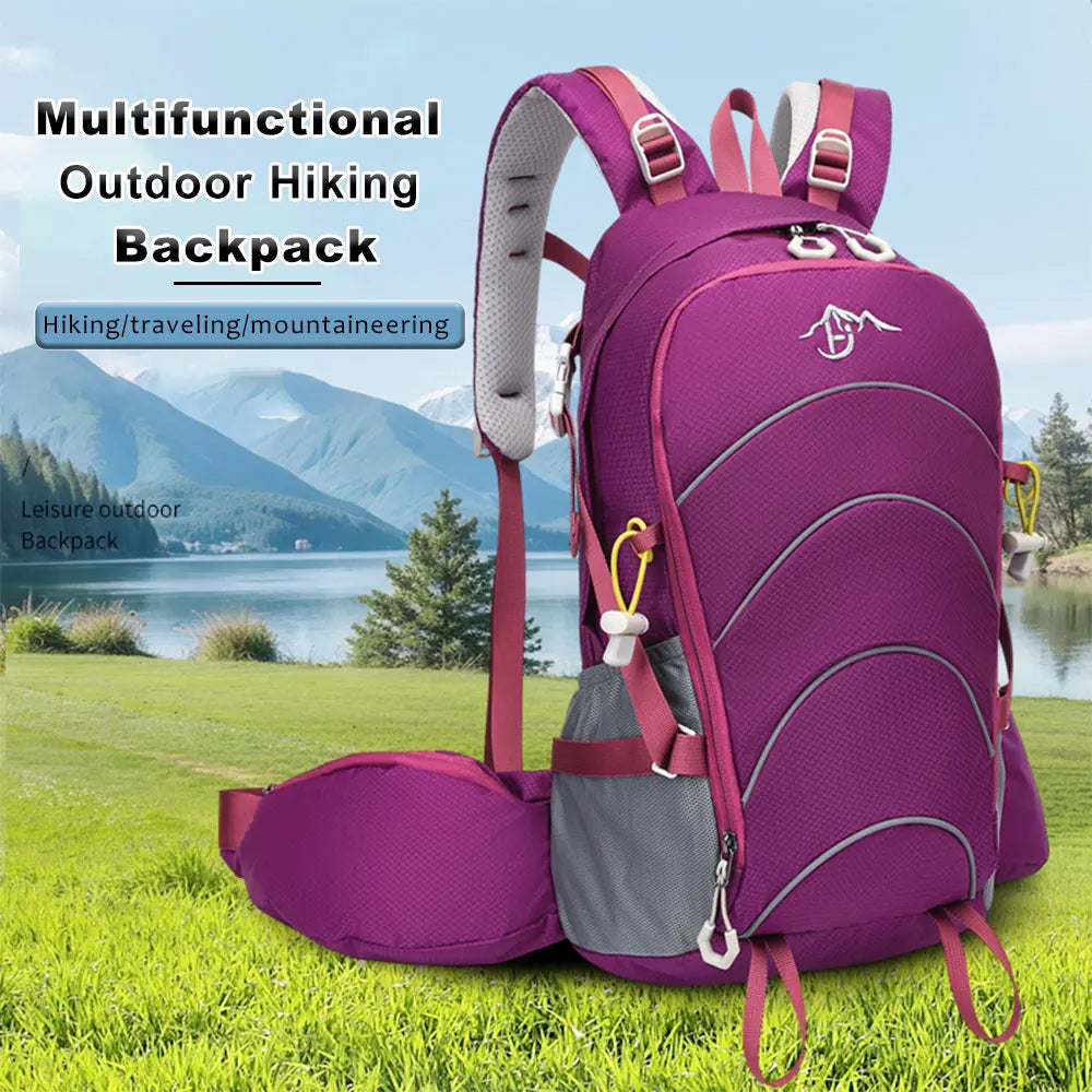 Mochila Multifuncional para Senderismo al Aire Libre, Ligera y Transpirable, Apta para Montañismo, Camping y Uso Diario