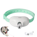 Collar Láser Recargable para Gatos, Juguete Interactivo Automático con Infrarrojos para Gatitos, para Aliviar la Ansiedad, Artículos para Mascotas