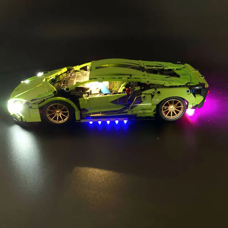 Coche de carreras de alta tecnología Lambor Sian FKP 37, bloques de construcción compatibles con juego de ladrillos técnicos 42115, juguetes, regalos de cumpleaños para niños
