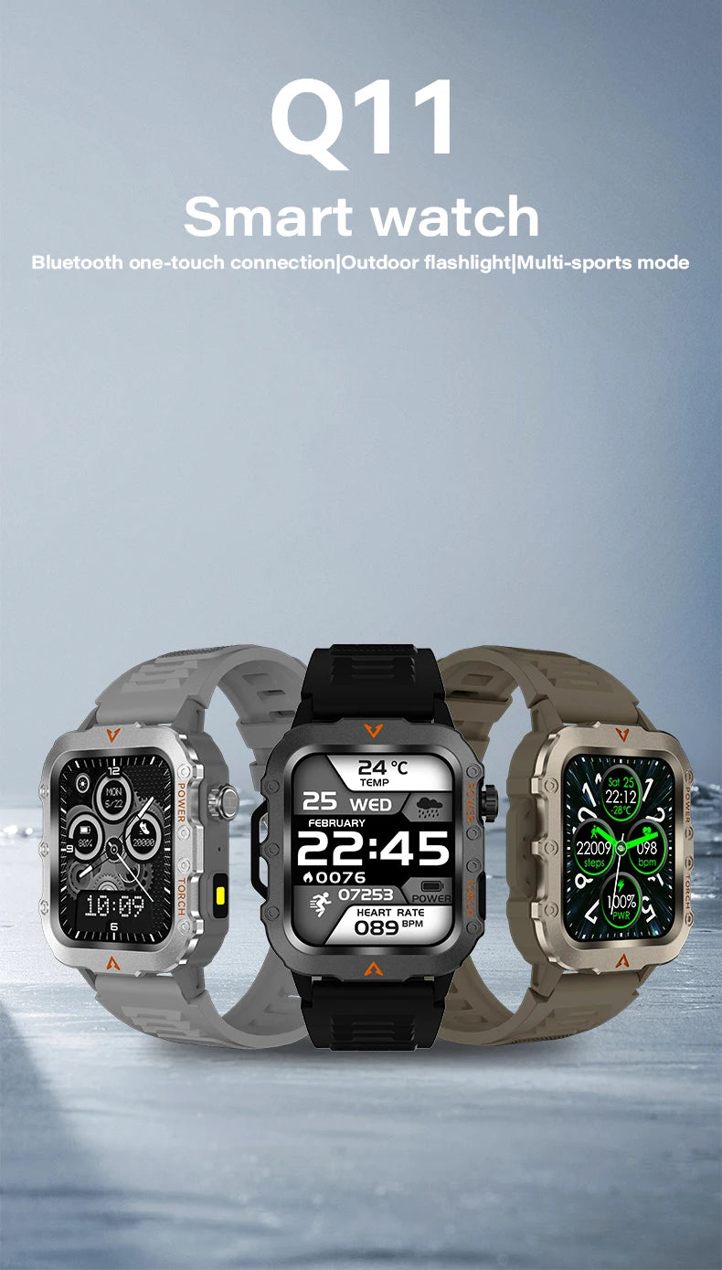 Reloj Inteligente con Monitor de Actividad Física y Bluetooth