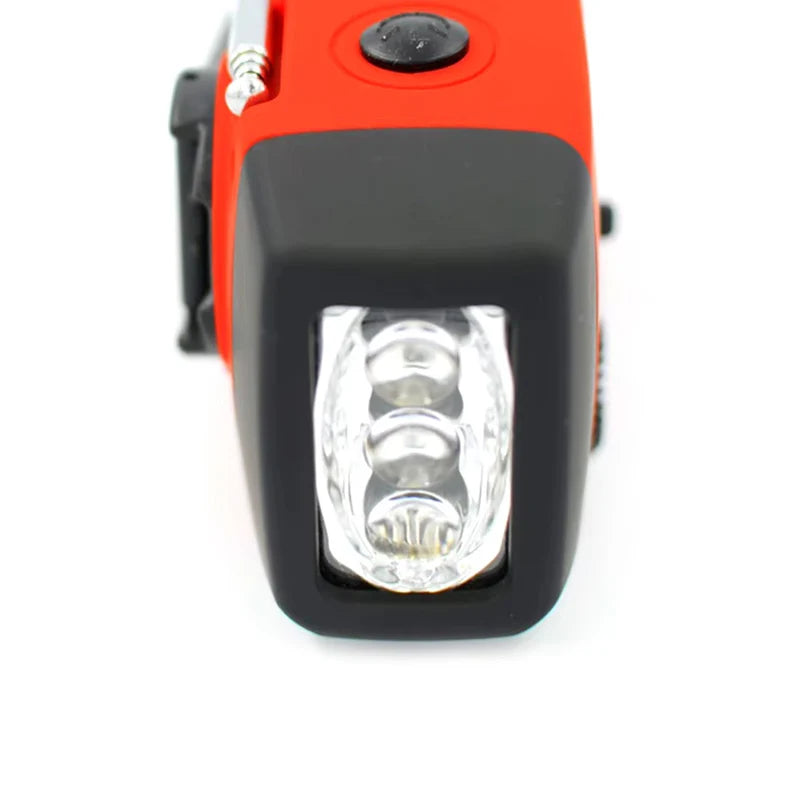 Radio Multifuncional Solar con Linterna LED de Emergencia
