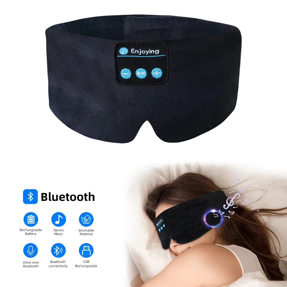 Máscara de Dormir con Auriculares Bluetooth Integrados