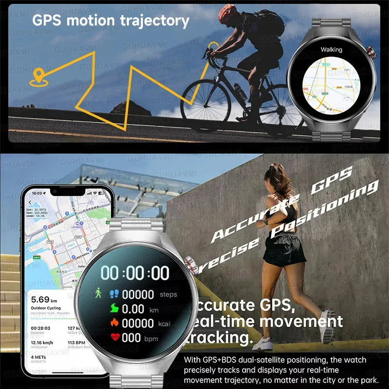Reloj Inteligente G5 Plus con Pantalla AMOLED, GPS y Llamadas Bluetooth
