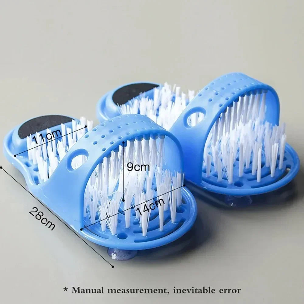 1 unidad de cepillos para pies de ducha, masajeador para baño, cepillos para pies, elimina la piel muerta, limpiador, Spa, lavadora exfoliante, herramientas para zapatillas de lavado