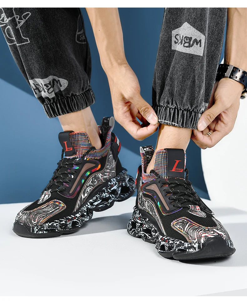 tenis masculino zapatos de hombre zapatillas hombre Zapatillas de deporte informales para hombre, tenis de lujo, transpirables, mocasines de moda para correr
