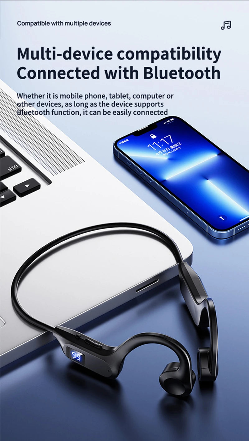 Auriculares X7 Conducción Aérea Bluetooth 5.3 Deportivos