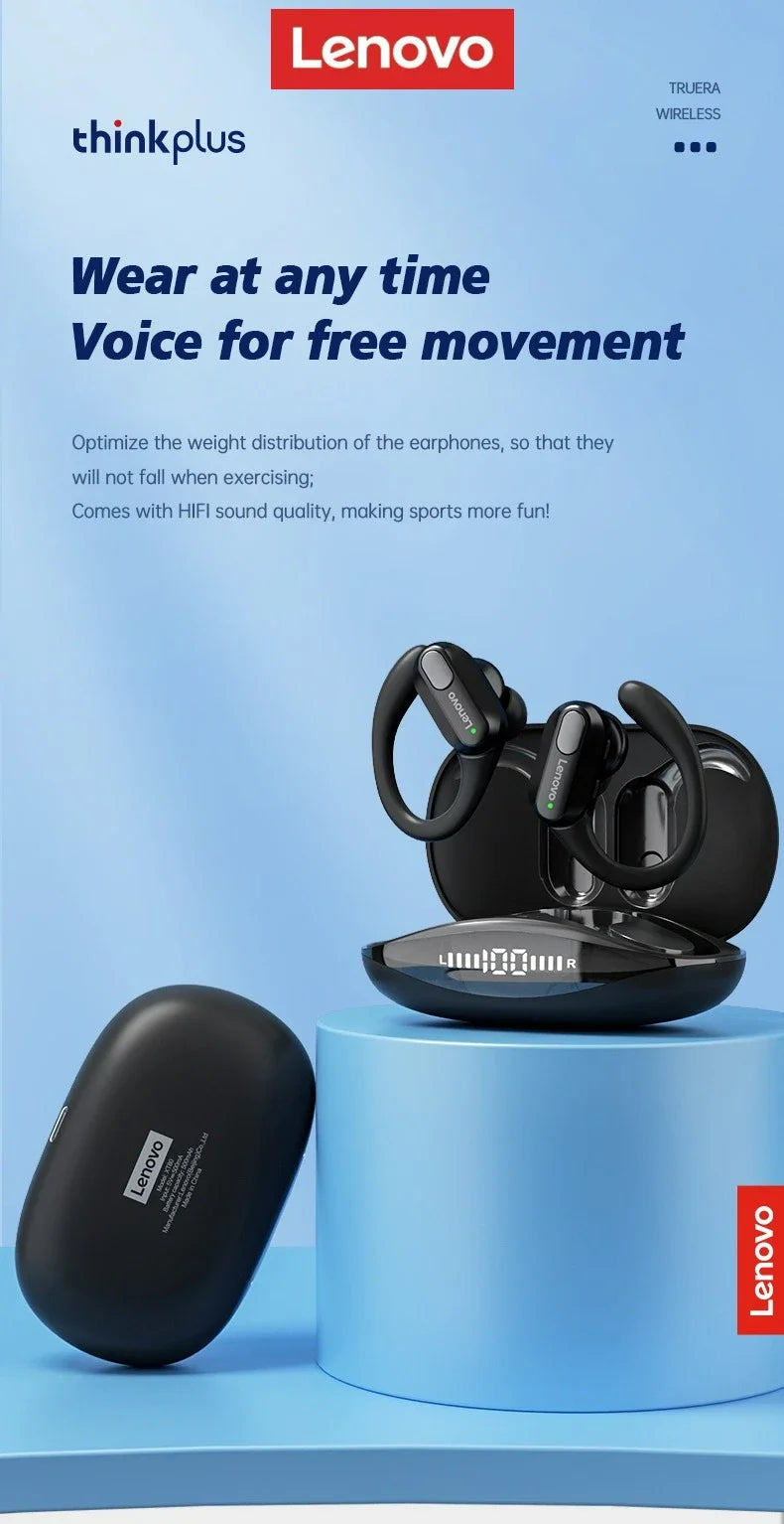 Auriculares Bluetooth Inalámbricos Lenovo XT80 con Micrófono