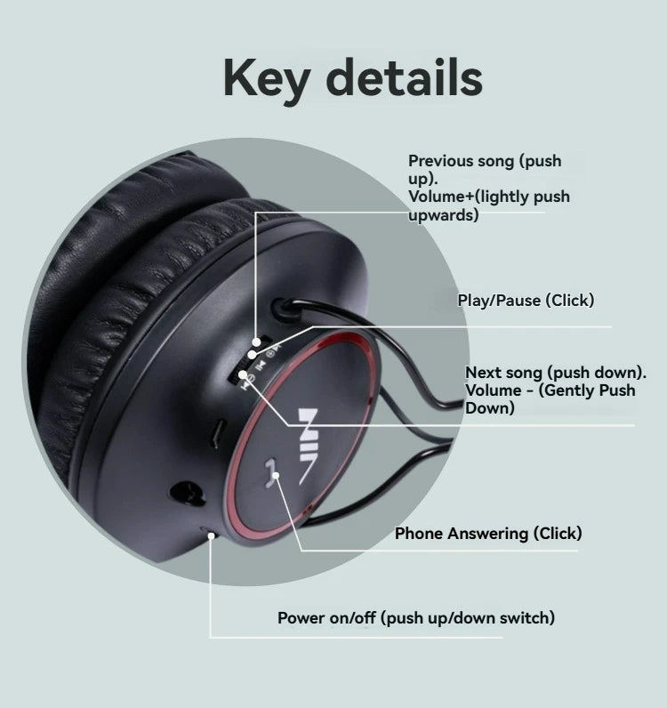 Auriculares Bluetooth 5.3 Gaming Deportivos