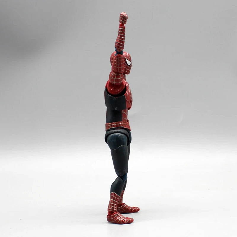 Figura de Acción de Spiderman de 14 cm de Hot Toys - Versión Peter Tobey Maguire Anime Shf, Modelo Articulado, Muñeco Coleccionable, Regalo