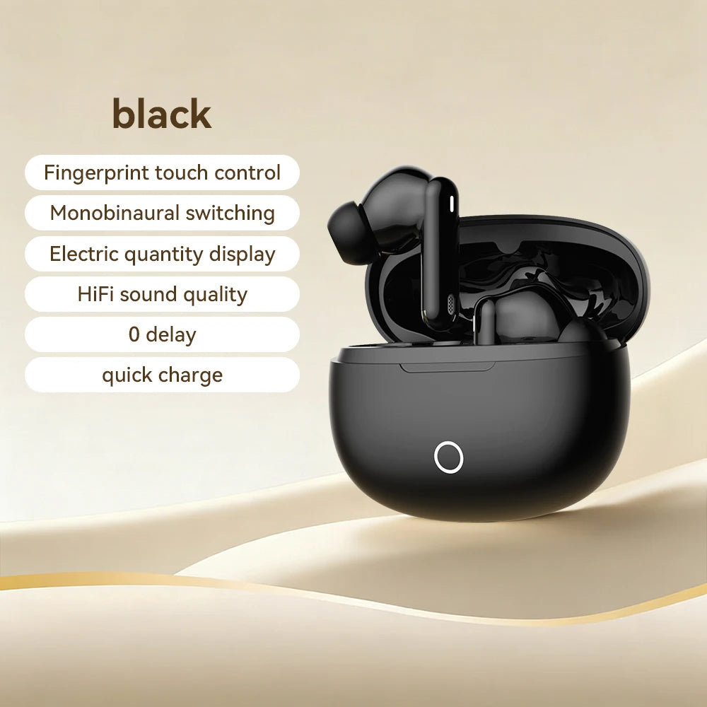 Auriculares TWS Bluetooth 5.3 con Cancelación de Ruido y Micrófono