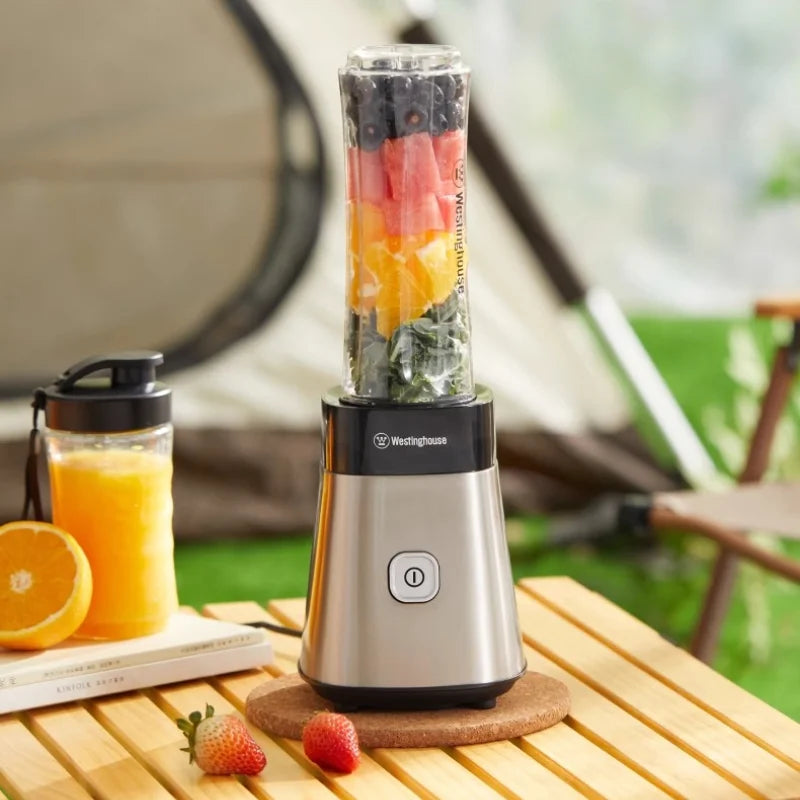 Exprimidor Eléctrico 600ml con 2 Vasos de Gran Capacidad
