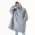 Moda de invierno ocio Simple suéter con capucha cálido grueso Sudadera con capucha mujeres manta polar con manga bolsillo Harajuku tendencia ropa de calle