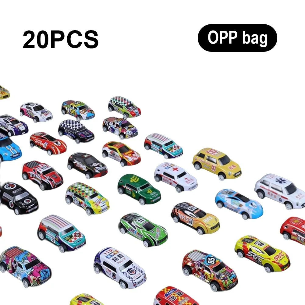 Set de Mini Autos de Aleación Pull-Back para Niños